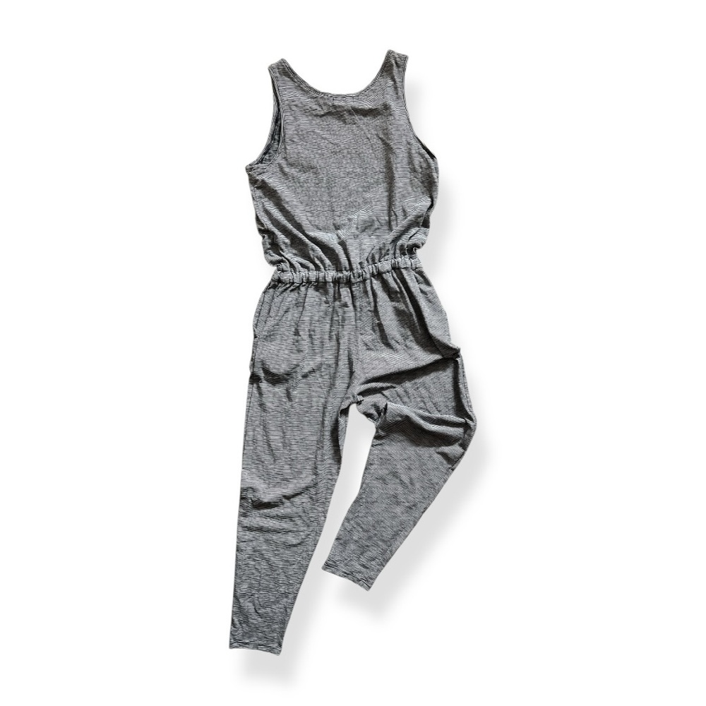 Gray Sleeveless Jumpsuit